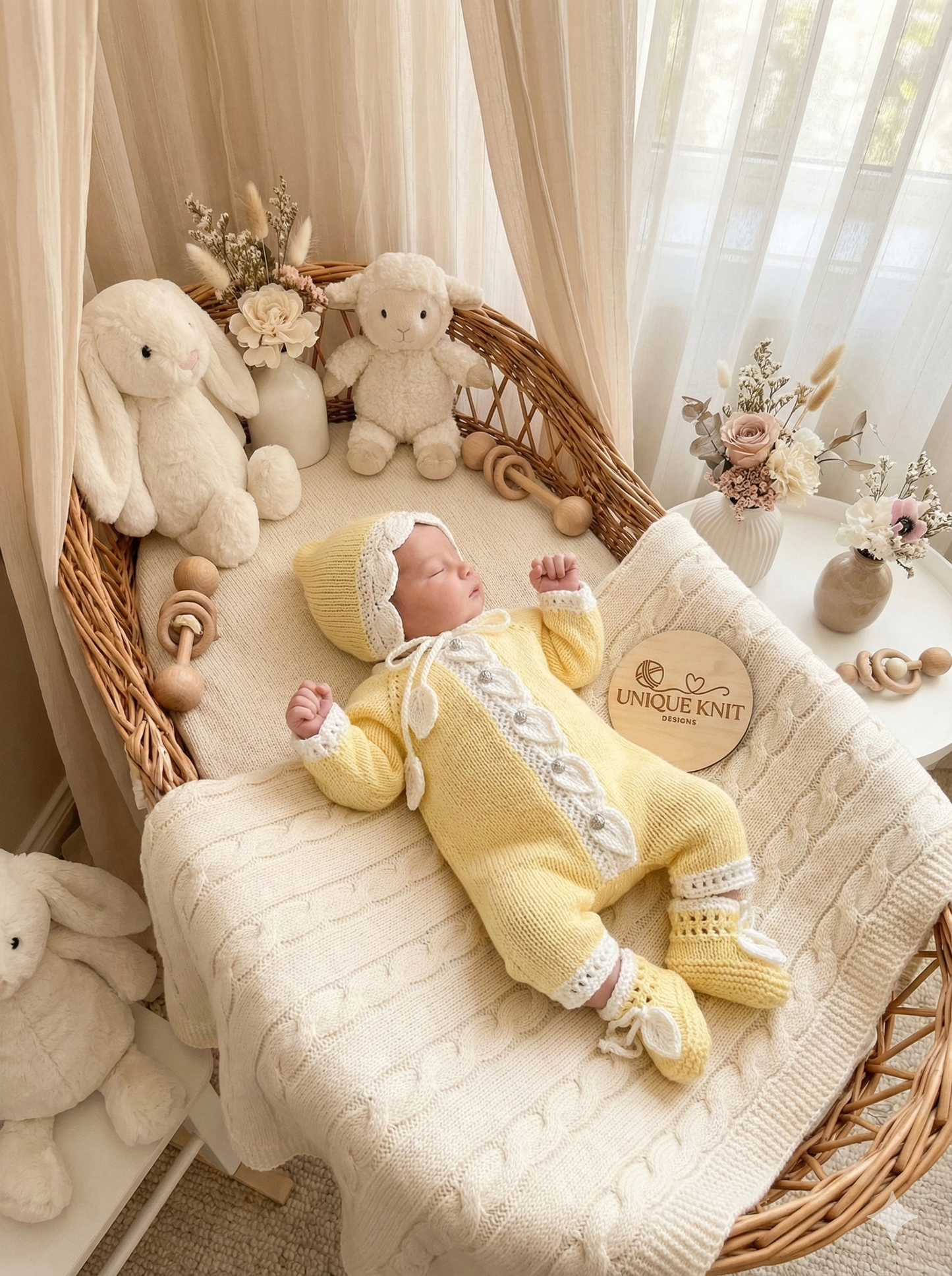 "Apple” Romper Knitting pattern for Reborn doll 16 -22” or 0-3 Mth Old Baby