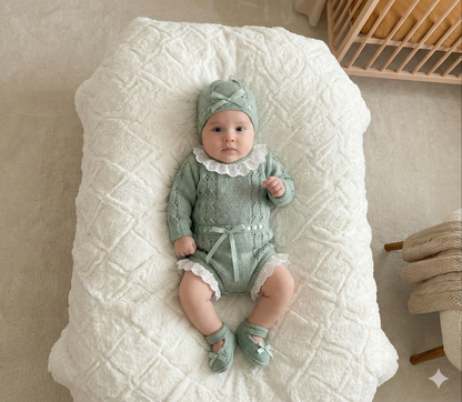 "Dahlia ” Angel Set Knitting pattern for Reborn doll 16 -22” or 0-3 Mth Old Baby