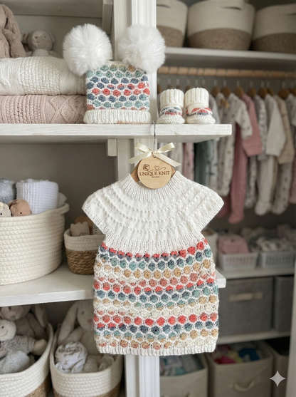 "Bubbles” 3 Piece Knitting pattern set for Reborn doll 16 -22” or 0-3 Month Old Baby