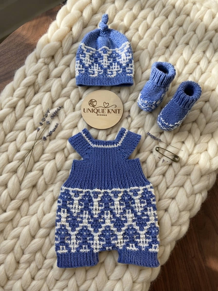 "Willis & Wendy” Multi-piece Knitting pattern for Reborn doll 16 -22” or 0-3 Month Old Baby