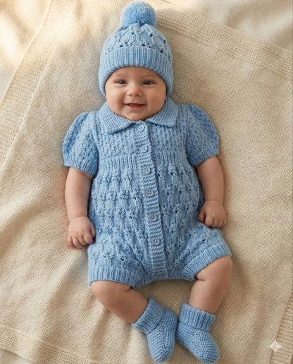 "Bluebell ” Romper - NEW sizes from premature to 24 Months