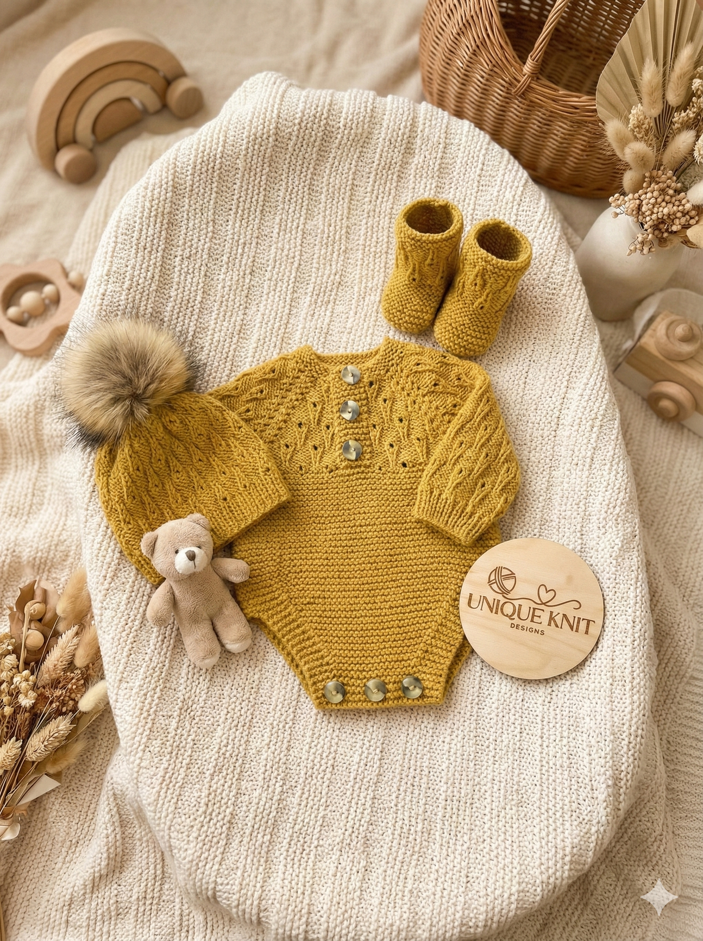 "Pumpkin” Romper Knitting pattern for Reborn doll 16 -22” or 0-3 Mth Old Baby