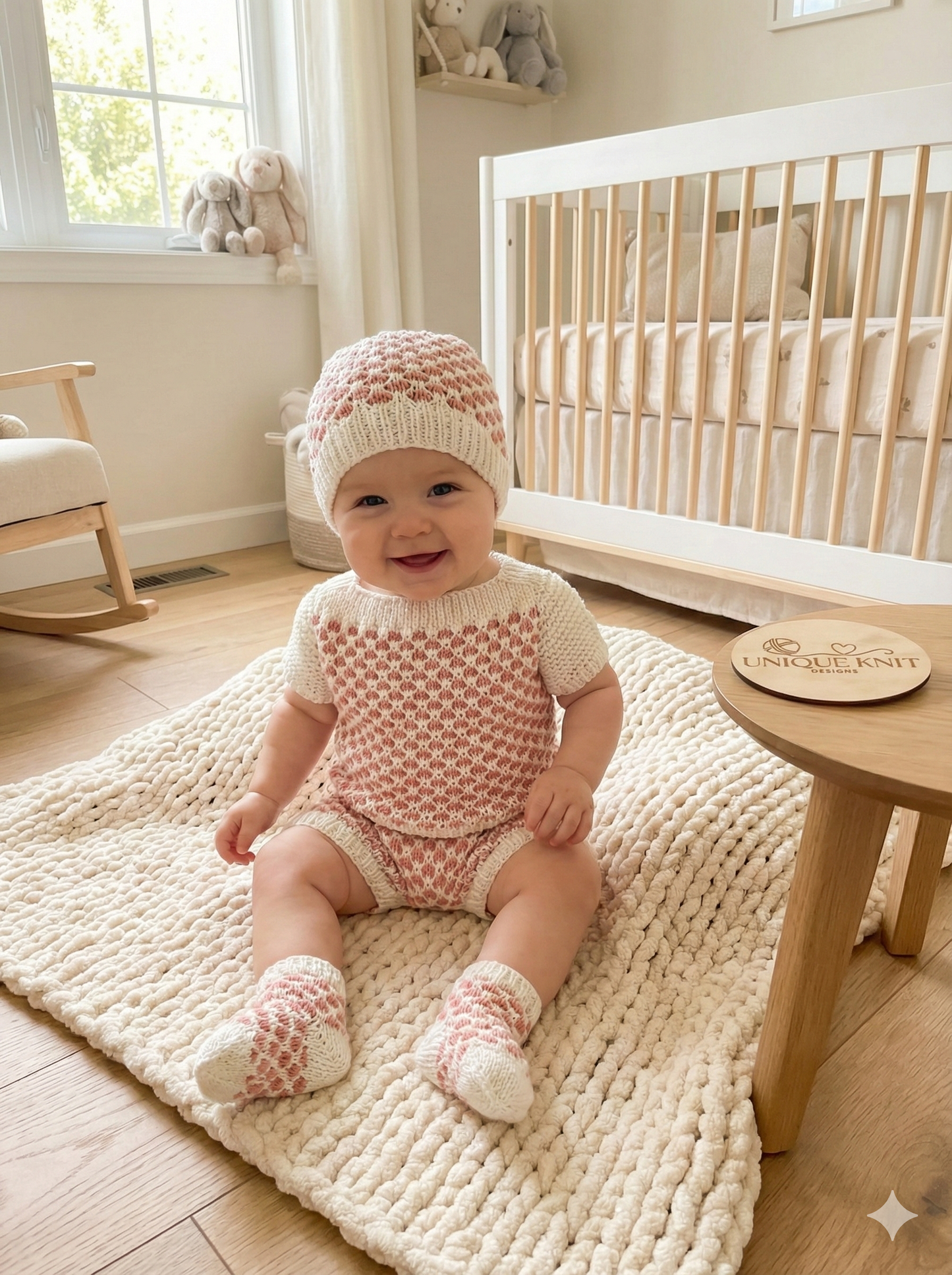"Charlie” 4 Piece Set Knitting pattern for Reborn doll 16-22” or 0-3 Month Old Baby