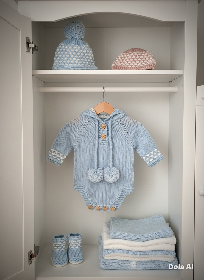 "Holly” Romper Knitting pattern for Reborn doll 16 -22” or 0-3 Month Old Baby