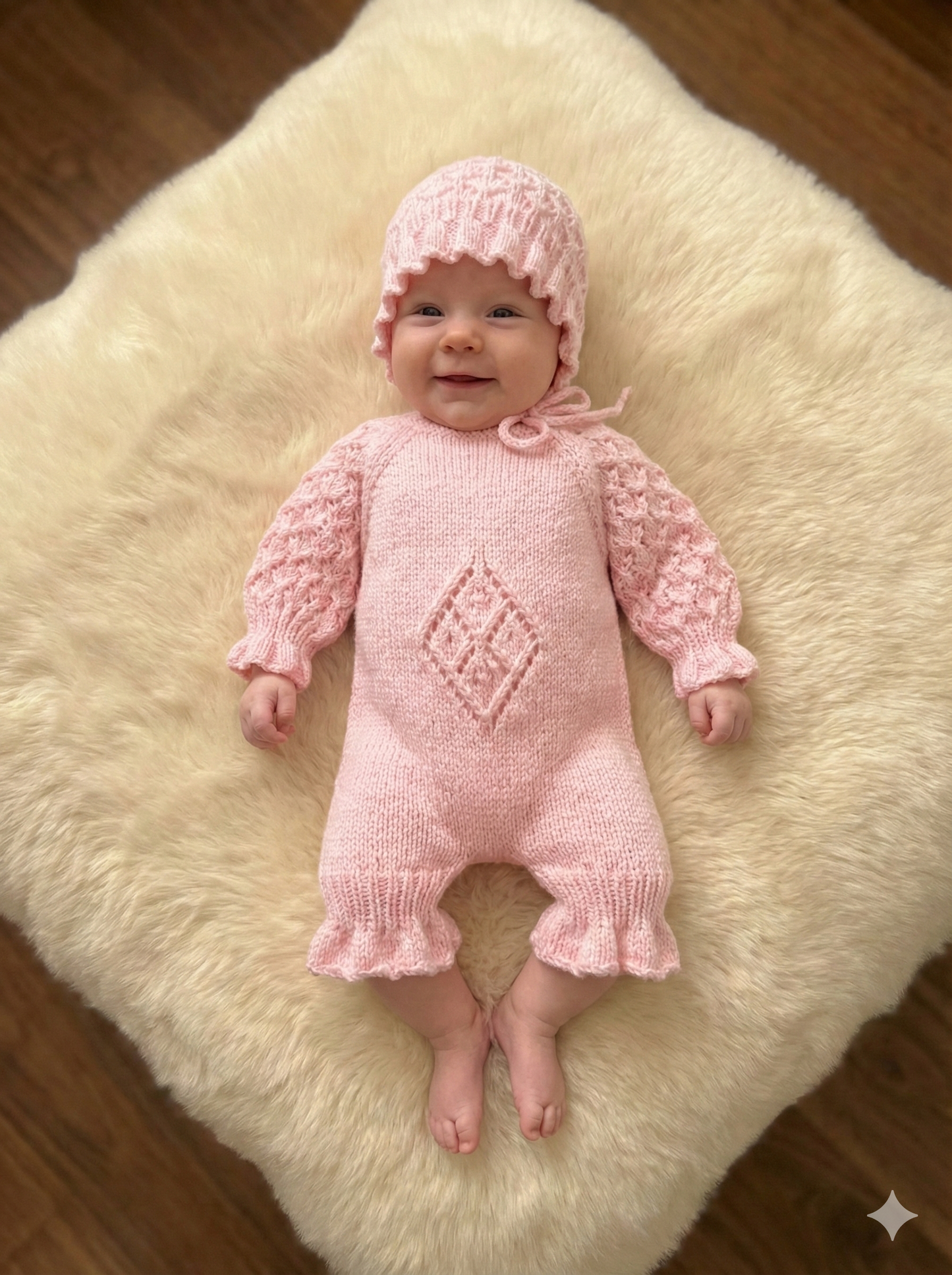 "Princess” Romper Knitting pattern for Reborn doll 16 -22” or 0-3 Month Old Baby
