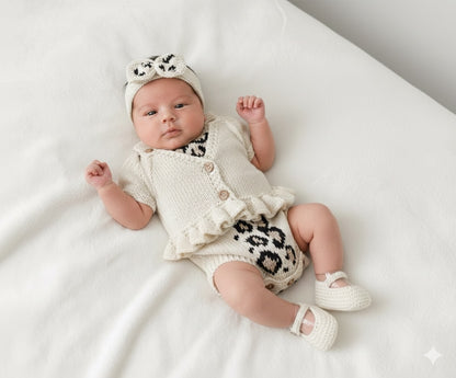 "Tiger” 4 Piece Knitting pattern set for Reborn doll 16 -22” or 0-3 Month Old Baby