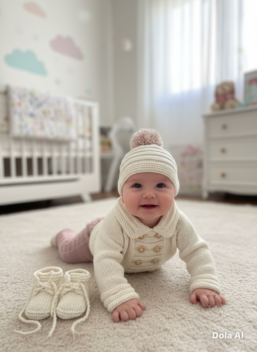 "Rowan” 4 Piece Set Knitting pattern for Reborn doll 16-22” or 0-3 Mth Old Baby