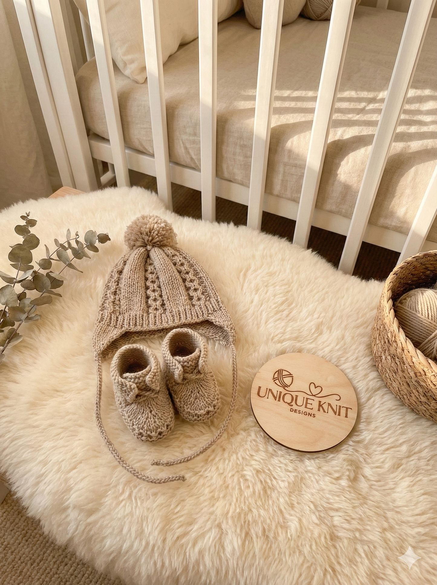 "Pepper” Side opening top and lace up  boot set Knitting pattern for Reborn doll 16 -22” or 0-3 Mth Old Baby