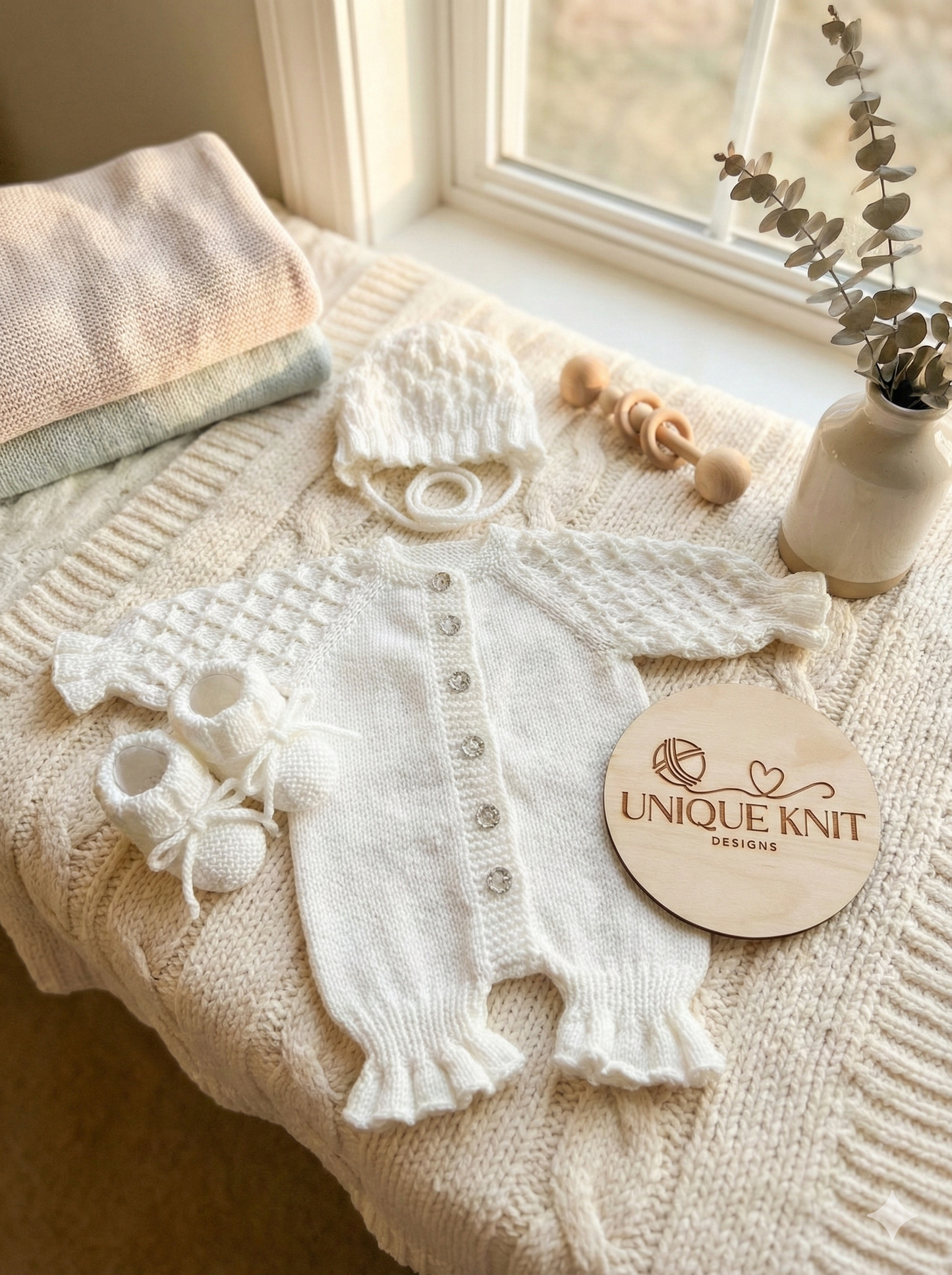 "Princess” Romper Knitting pattern for Reborn doll 16 -22” or 0-3 Month Old Baby