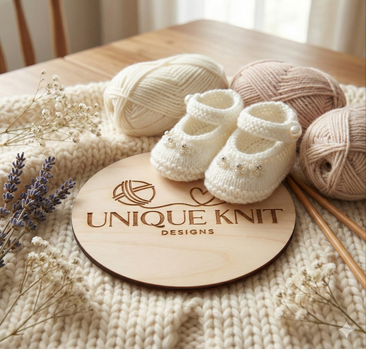 "Carnation ” Angel Set Knitting pattern for Reborn doll 16 -22” or 0-3 Mth Old Baby