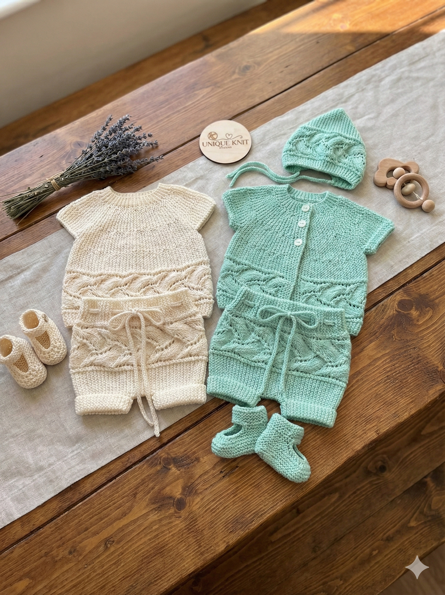 "Heather ” Sideways made Knitting pattern for Reborn doll 16 -22” or 0-3 Mth Old Baby