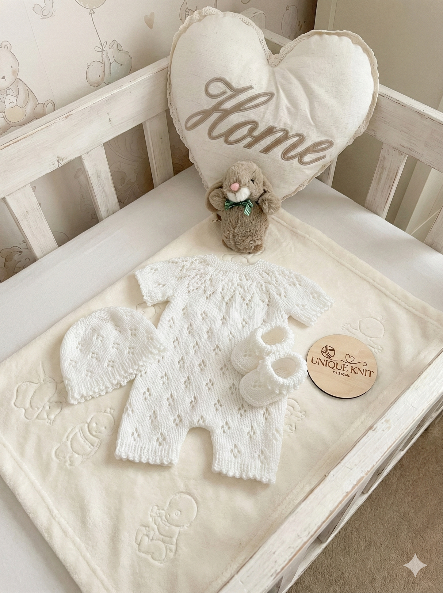 "Snowdrop ” Romper Knitting pattern for Reborn doll 16 -22” or 0-3 Mth Old Baby