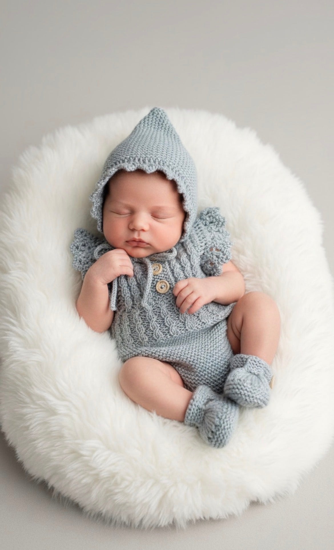 "Florence” Romper Knitting pattern for Reborn doll 16 -22” or 0-3 Month Old Baby