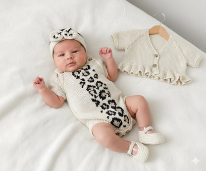 "Tiger” 4 Piece Knitting pattern set for Reborn doll 16 -22” or 0-3 Month Old Baby