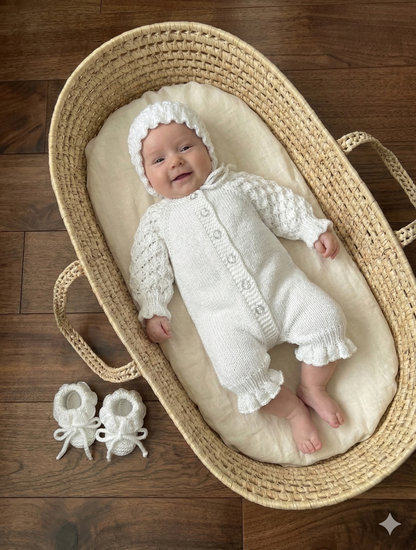 "Princess” Romper Knitting pattern for Reborn doll 16 -22” or 0-3 Month Old Baby