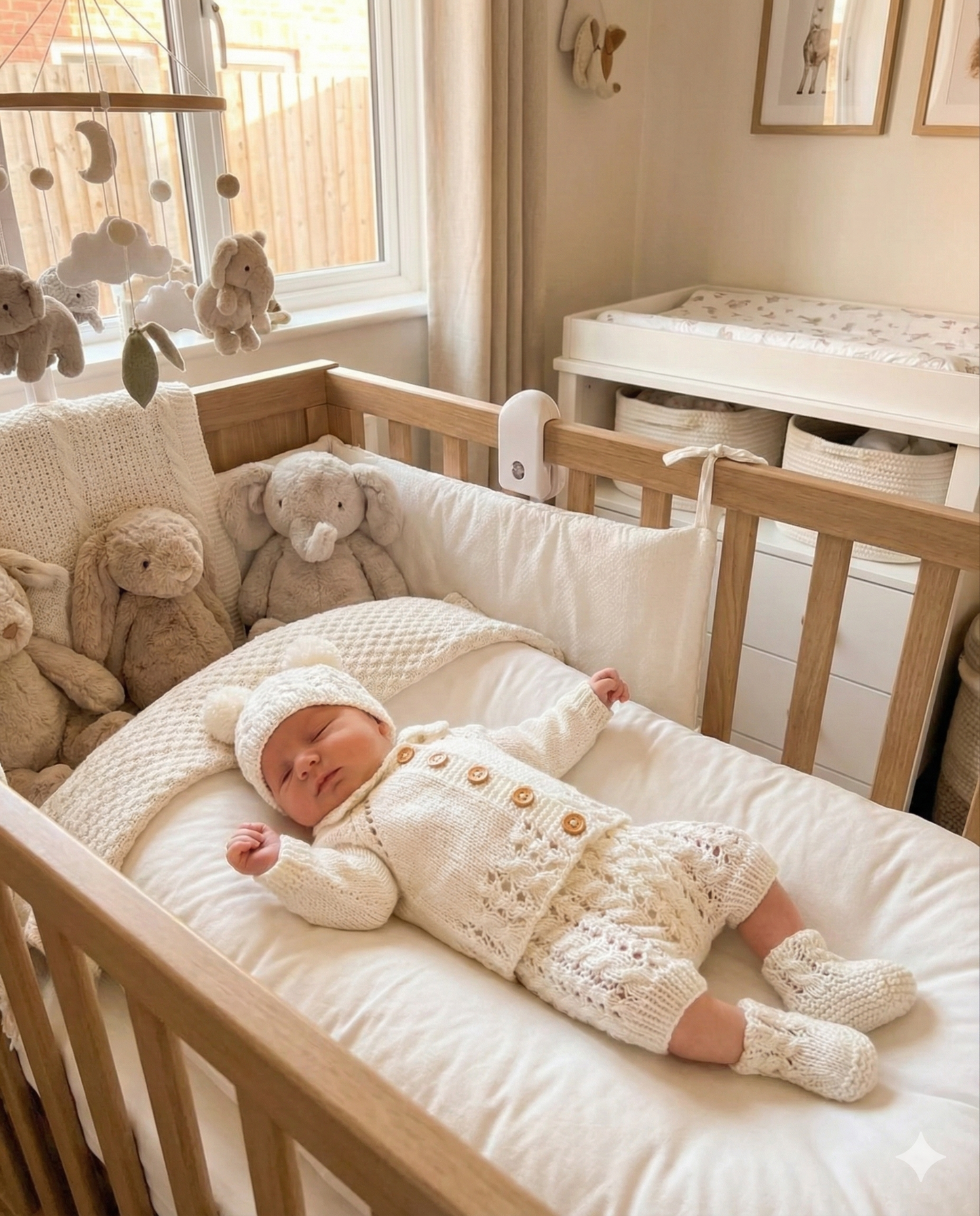 "Barley” 4 Piece Set Knitting pattern for Reborn doll 16-22” or 0-3 Month Old Baby