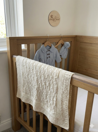 “Lollipop” Jacket, Hat & Blanket Set, Sizes Premature To 4 Years Old