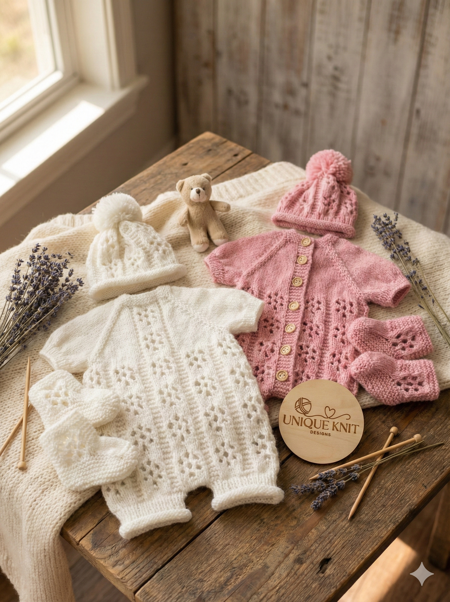 "Bounty” Romper Knitting pattern for Reborn doll 16 -22” or 0-3 Mth Old Baby