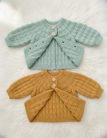 "Tate & Kate” 4 Piece Set Knitting pattern for Reborn doll 16-24” or 0-6 Mth Old Baby