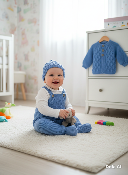 "Little Cloud” 3 piece Knitting pattern set for Reborn doll 19 -24” or 0-6 Month Old Baby