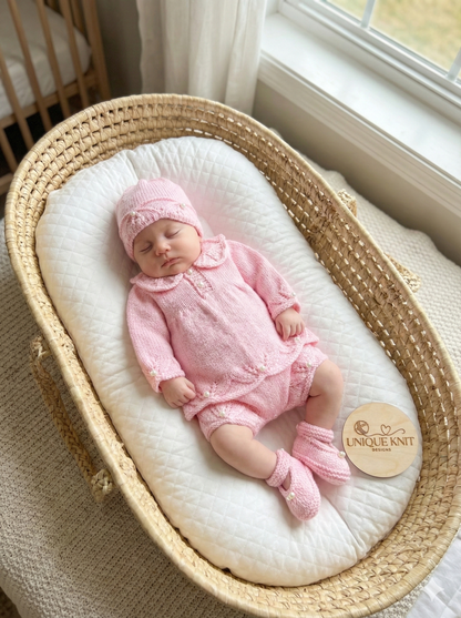 "Sunflower ” Angel Set Knitting pattern for Reborn doll 16 -22” or 0-3 Mth Old Baby