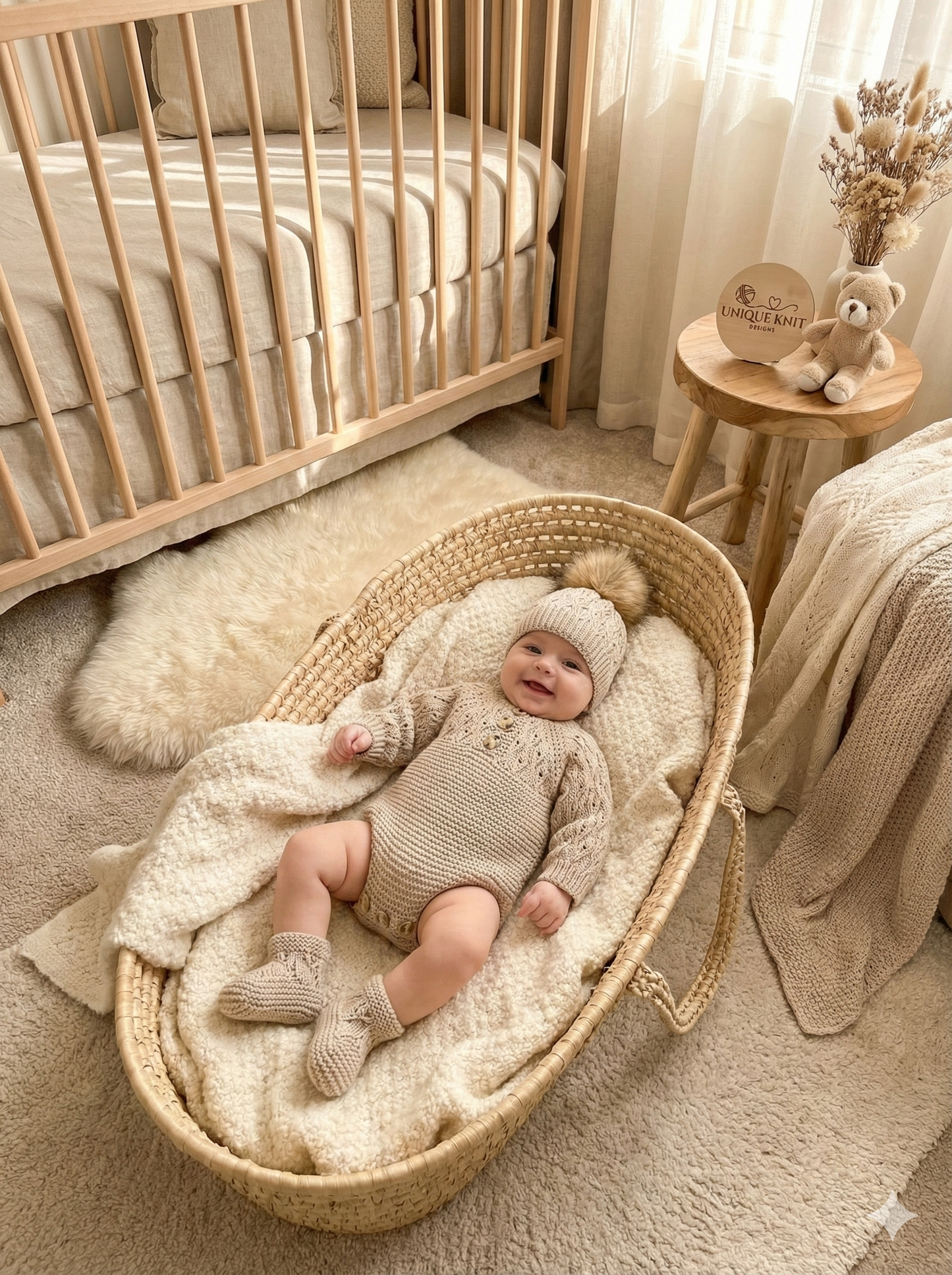 "Pumpkin” Romper Knitting pattern for Reborn doll 16 -22” or 0-3 Mth Old Baby