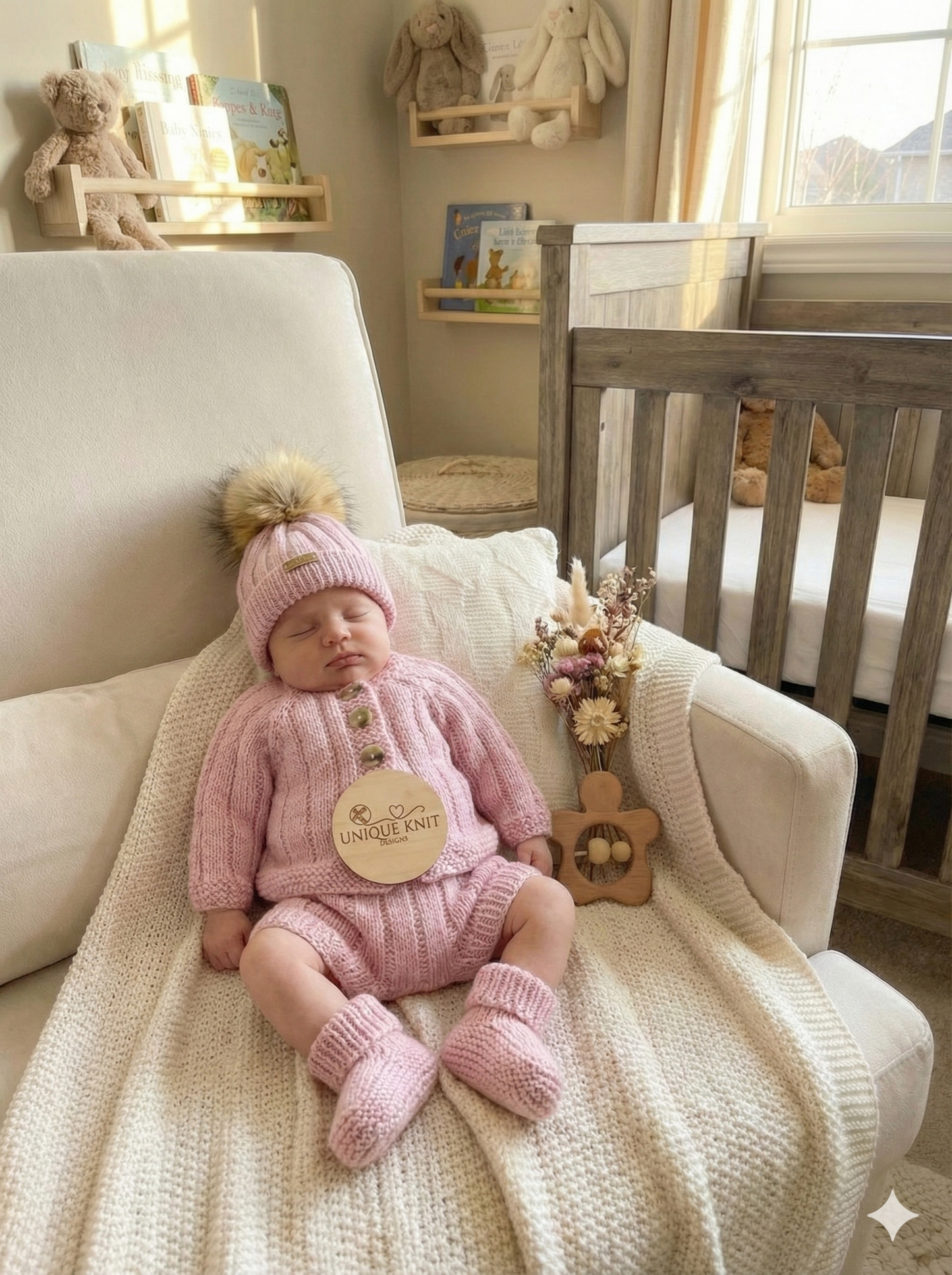 "Cotton ” Multi-piece Knitting pattern for Reborn doll 16 -22” or 0-3 Month Old Baby