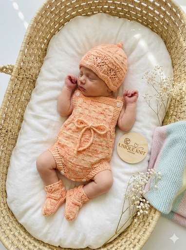 "Windsor” 4 Piece Set Knitting pattern for Reborn doll 16-22” or 0-3 Month Old Baby
