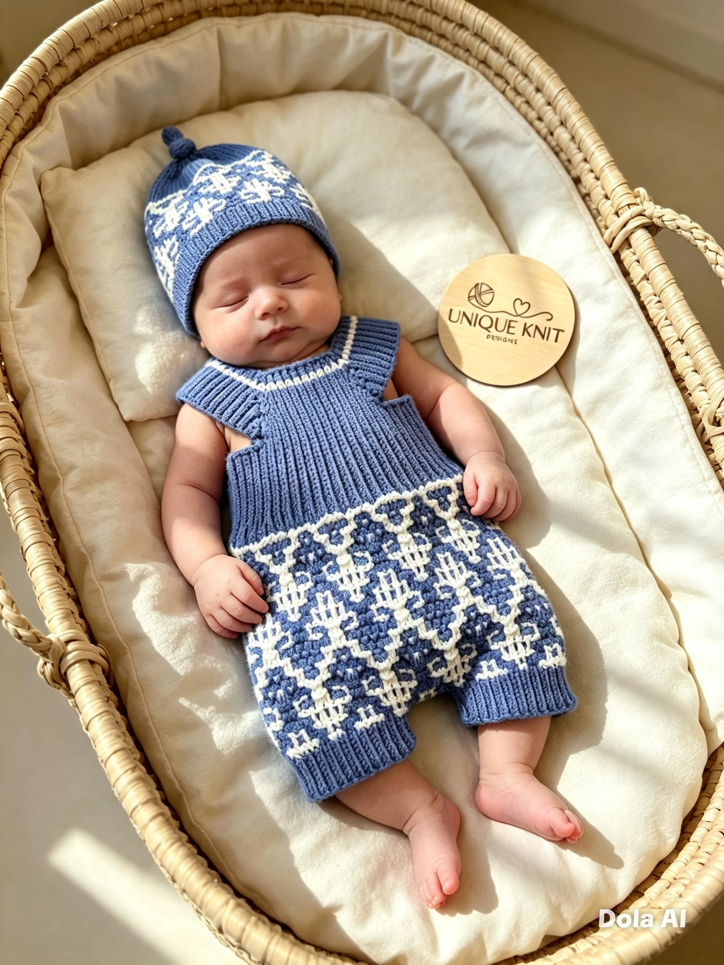 "Willis & Wendy” Multi-piece Knitting pattern for Reborn doll 16 -22” or 0-3 Month Old Baby