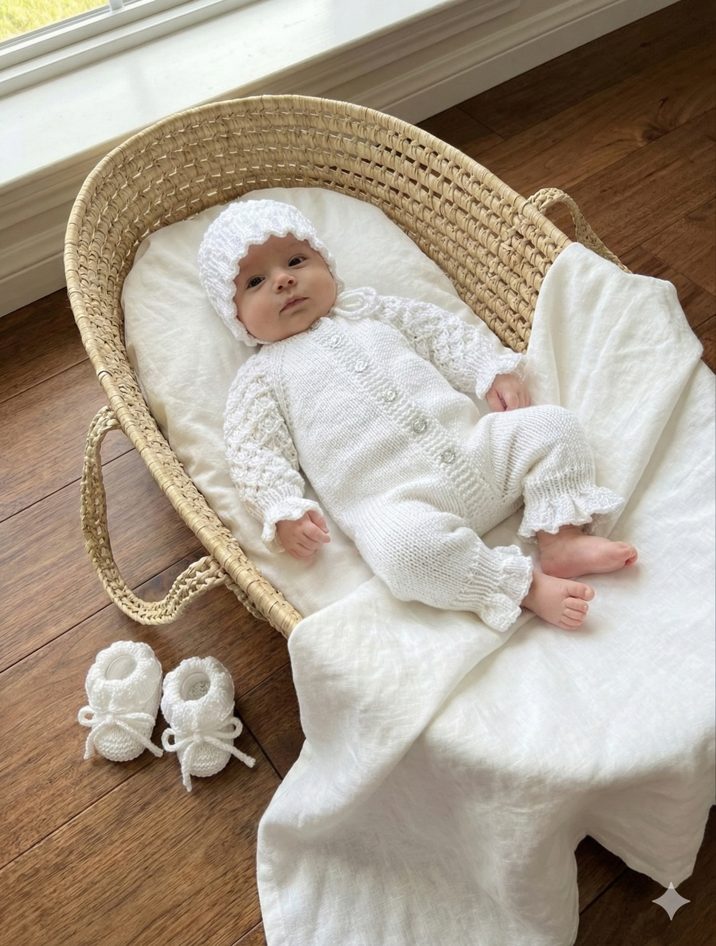 "Princess” Romper Knitting pattern for Reborn doll 16 -22” or 0-3 Month Old Baby