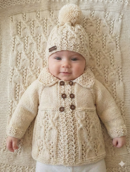 “Lollipop” Jacket, Hat & Blanket Set, Sizes Premature To 4 Years Old