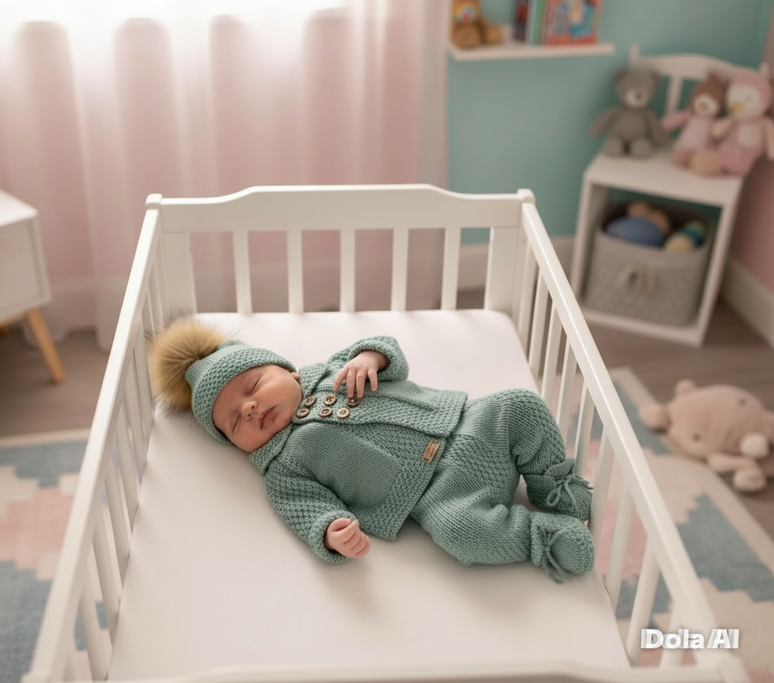 "Walnut” 4 piece knitting pattern set for a reborn doll 16 -22” or 0-3 Month Old Baby