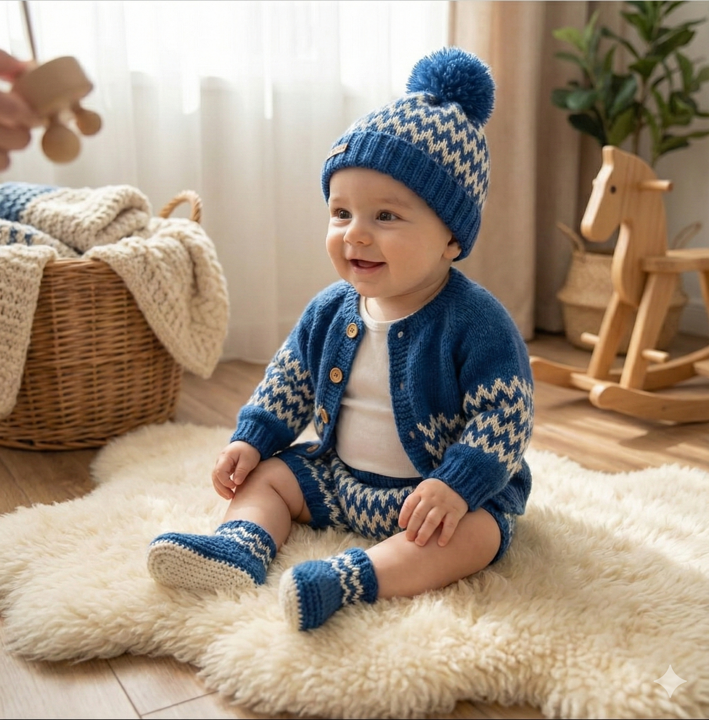 "Zingara” 4 Piece Knitting pattern set for Reborn doll 16 -22” or 0-3 Month Old Baby