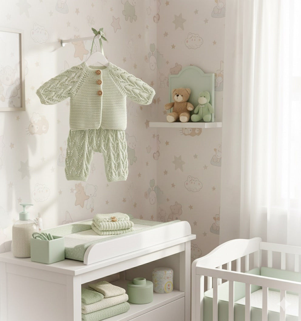"Maple” 4 Piece Set Knitting pattern for Reborn doll 16-22” or 0-3 Mth Old Baby