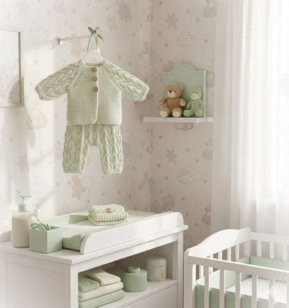 "Maple” 4 Piece Set Knitting pattern for Reborn doll 16-22” or 0-3 Mth Old Baby