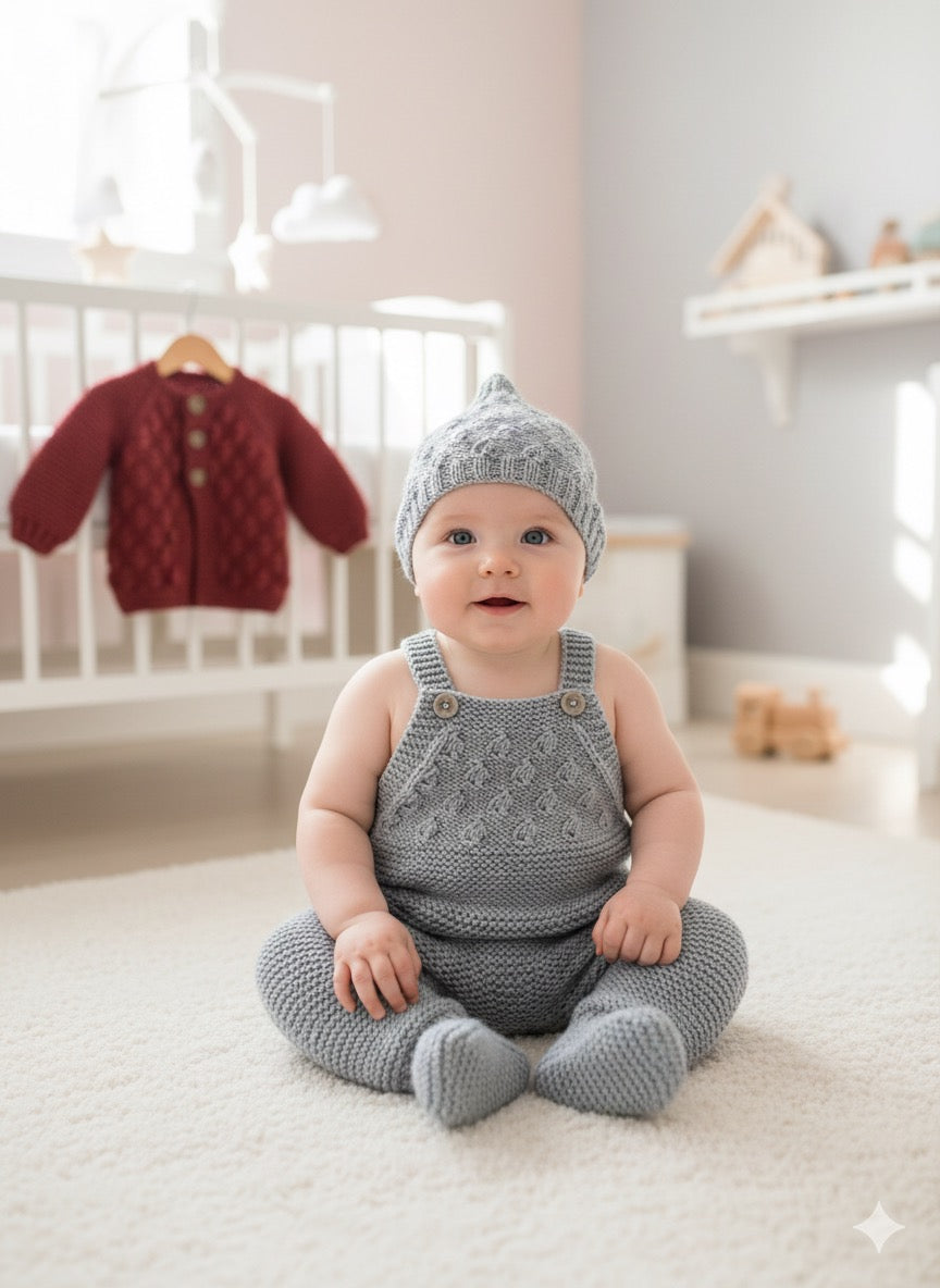 "Little Cloud” 3 piece Knitting pattern set for Reborn doll 19 -24” or 0-6 Month Old Baby