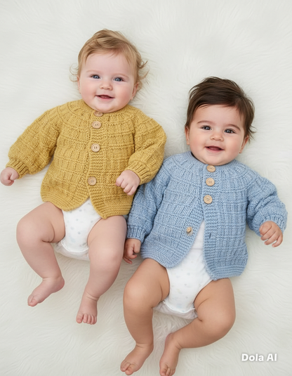 "Tate & Kate” 4 Piece Set Knitting pattern for Reborn doll 16-24” or 0-6 Mth Old Baby