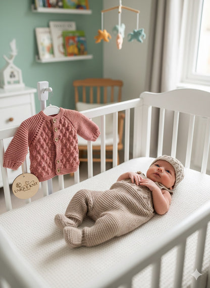 "Little Cloud” 3 piece Knitting pattern set for Reborn doll 19 -24” or 0-6 Month Old Baby