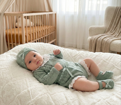"Dahlia ” Angel Set Knitting pattern for Reborn doll 16 -22” or 0-3 Mth Old Baby