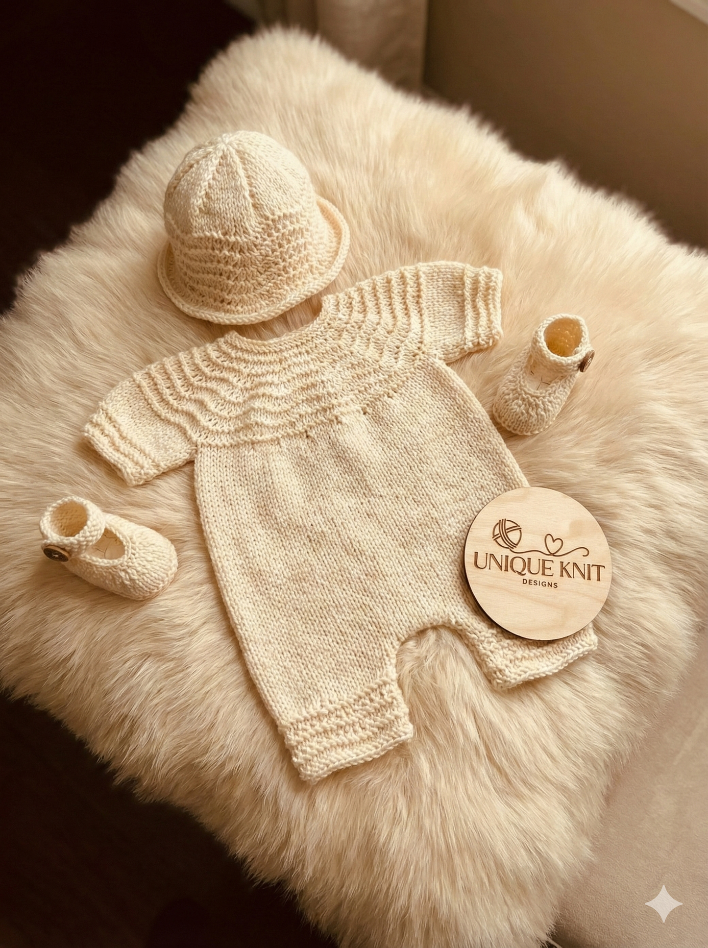 "Jasmine ” Romper Knitting pattern for Reborn doll 16 -22” or 0-3 Mth Old Baby