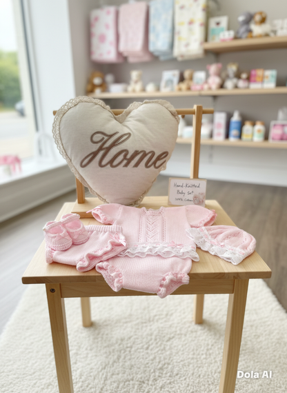 "Sweetpea ” Angel Set Knitting pattern for Reborn doll 16 -22” or 0-3 Mth Old Baby
