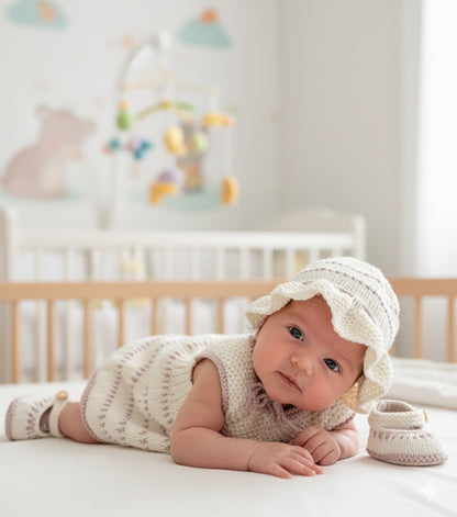 "Brook” 5 piece knitting pattern set for a reborn doll 16 -22” or 0-3 Month Old Baby