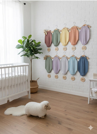 "Sugarplum” 4 piece set -NEW with 8 size options from premature to 24 Months