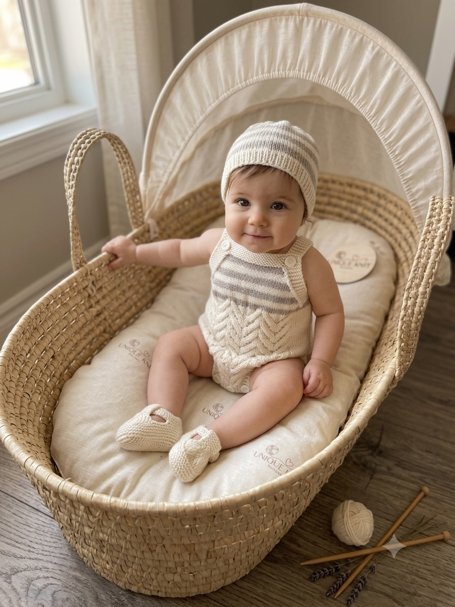 "Battersea” 3 Piece Knitting pattern set for Reborn doll 18 -24” or 0-9 Month Old Baby