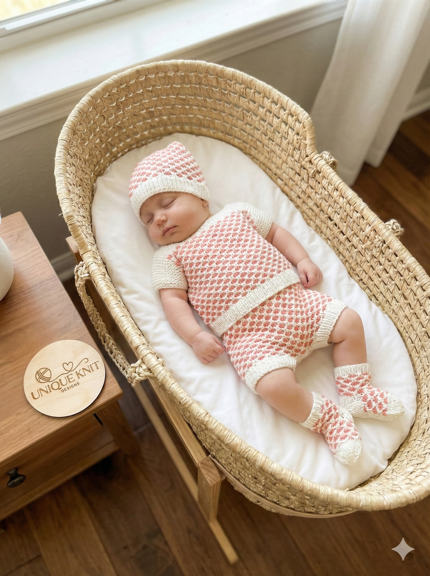 "Charlie” 4 Piece Set Knitting pattern for Reborn doll 16-22” or 0-3 Month Old Baby