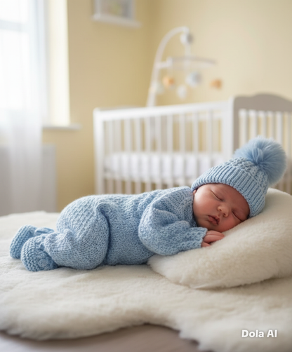 "Primrose” Romper Knitting pattern for Reborn doll 16 -22” or 0-3 Mth Old Baby