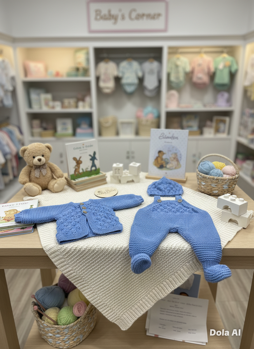 "Little Cloud” 3 piece Knitting pattern set for Reborn doll 19 -24” or 0-6 Month Old Baby