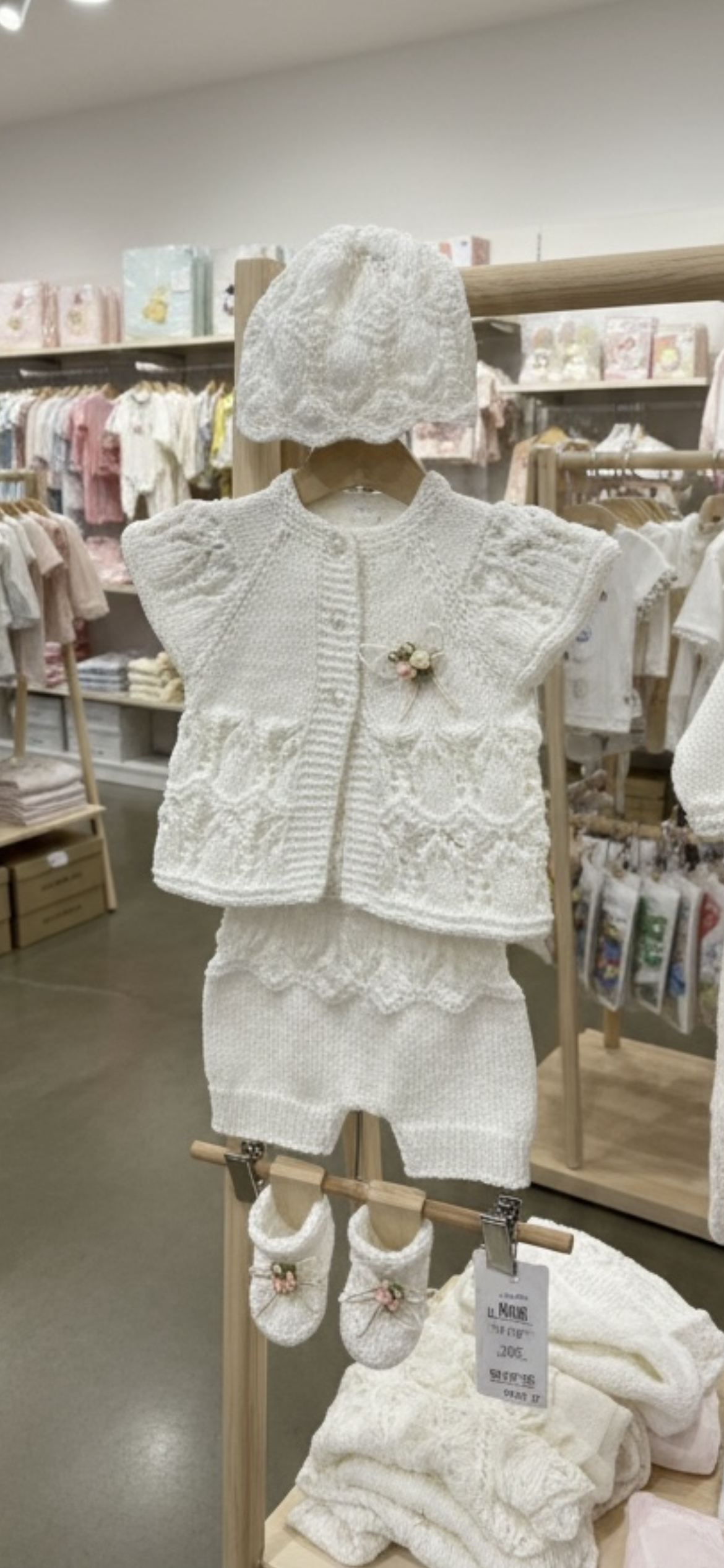 "Edith” 4 Piece Knitting pattern set for Reborn doll 16 -22” or 0-3 Month Old Baby