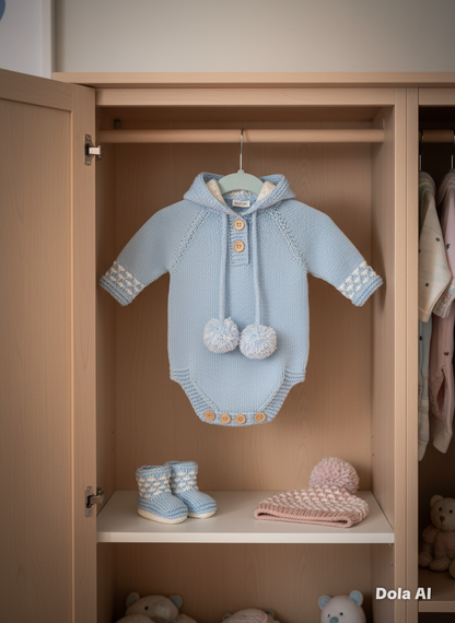 "Holly” Romper Knitting pattern for Reborn doll 16 -22” or 0-3 Month Old Baby