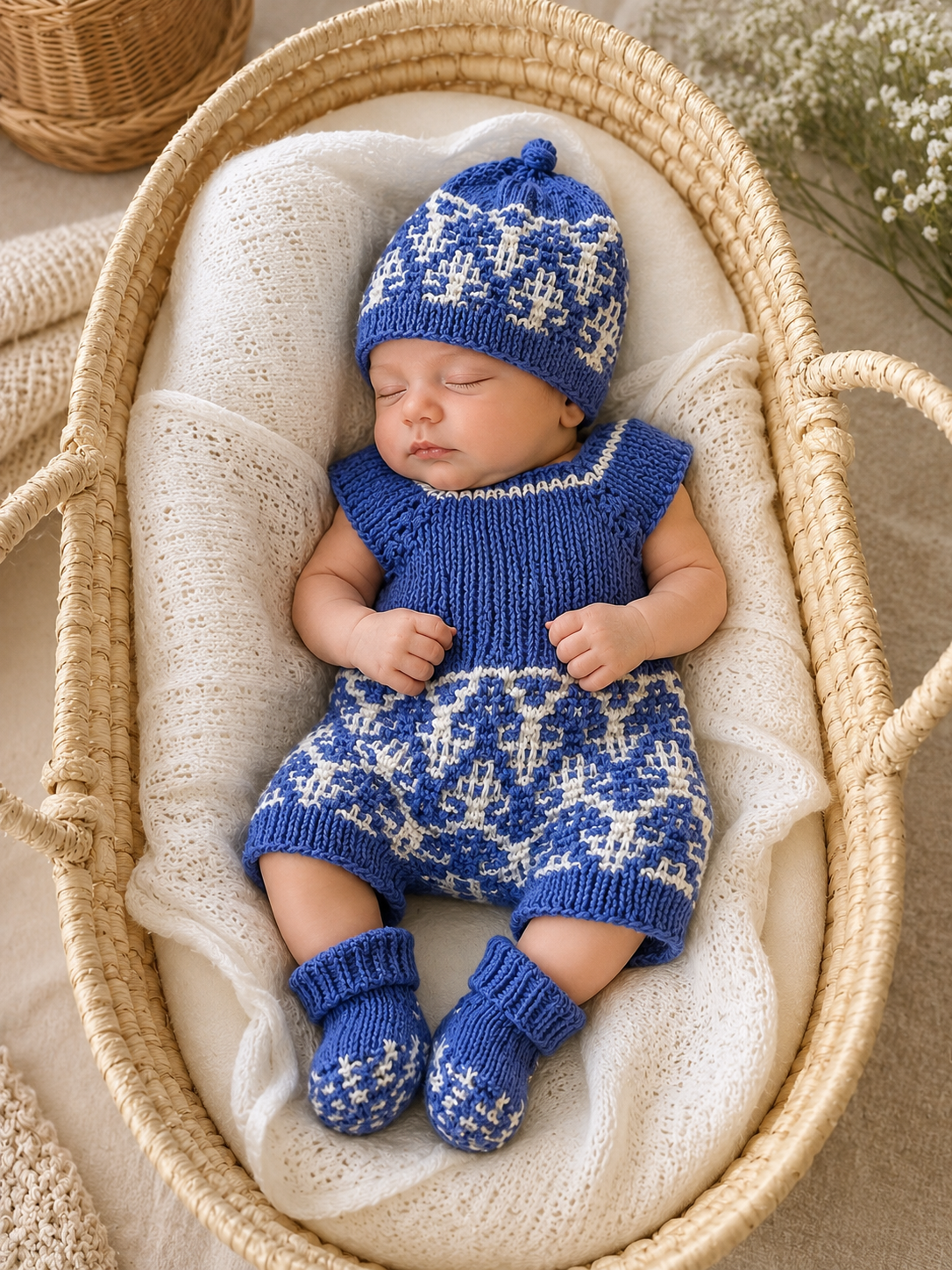 "Willis & Wendy” Multi-piece Knitting pattern for Reborn doll 16 -22” or 0-3 Month Old Baby